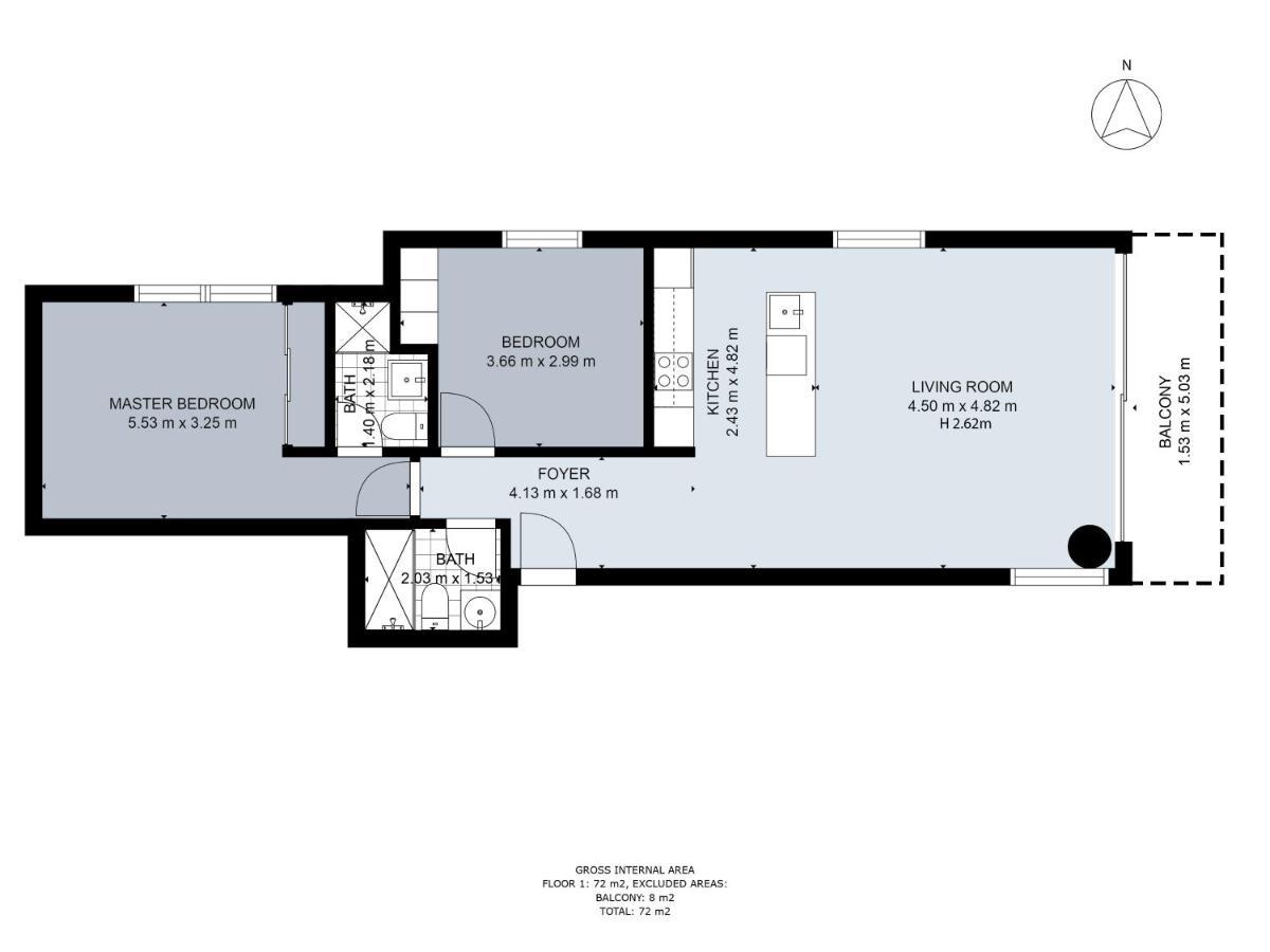 Sanders Gaia - Bright Two-Bedroom Apartment With Sea View 拉纳卡 外观 照片